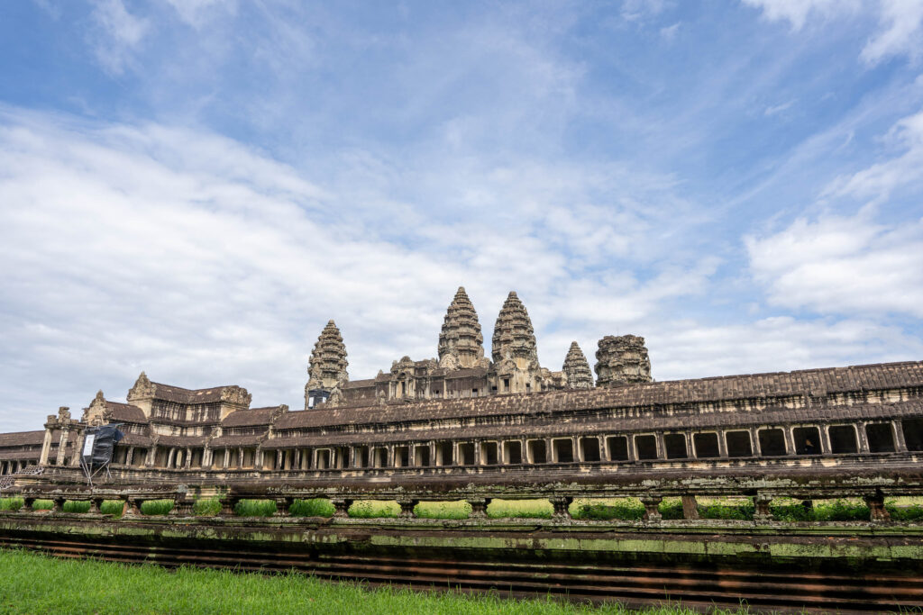 Angkor Wat från sidan